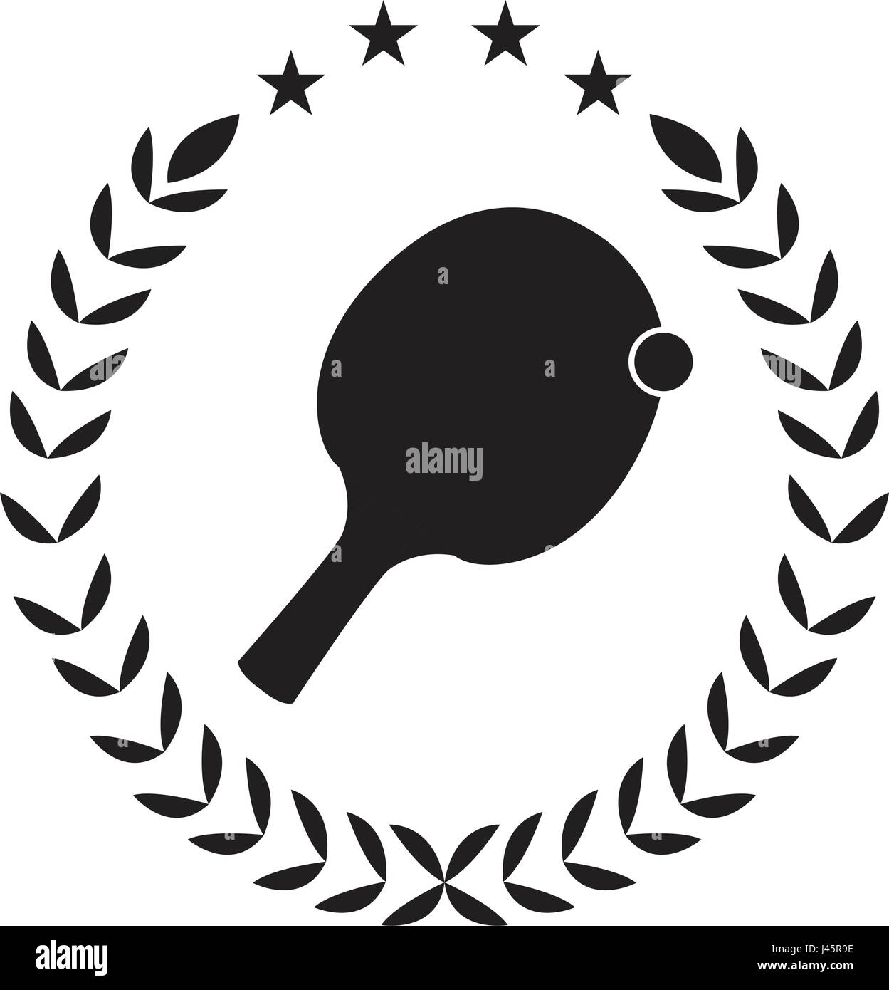 Isolated ping pong emblem Stock Vector Image & Art Alamy