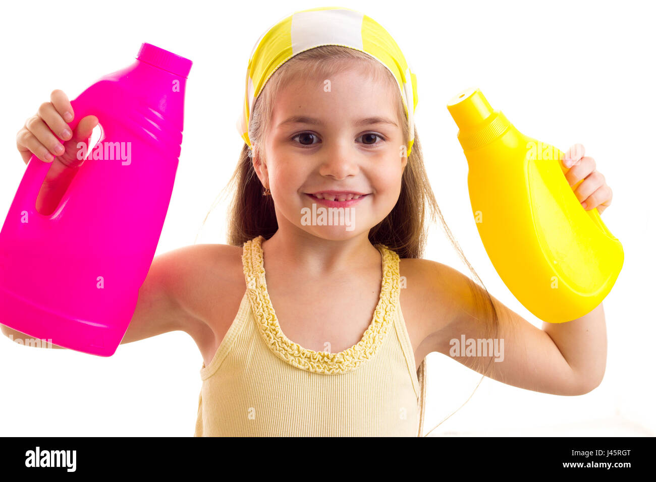 Apron girl housework hi-res stock photography and images - Alamy
