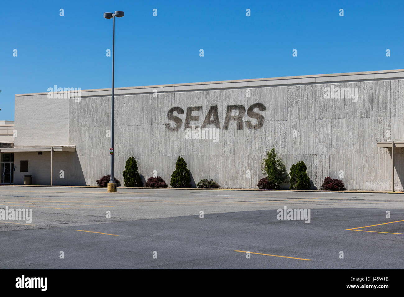 Kokomo - Circa May 2017: Recently shuttered Sears Retail Mall Location. According to a regulatory filing, Sears Holdings Corp. lost more than $2 billi Stock Photo
