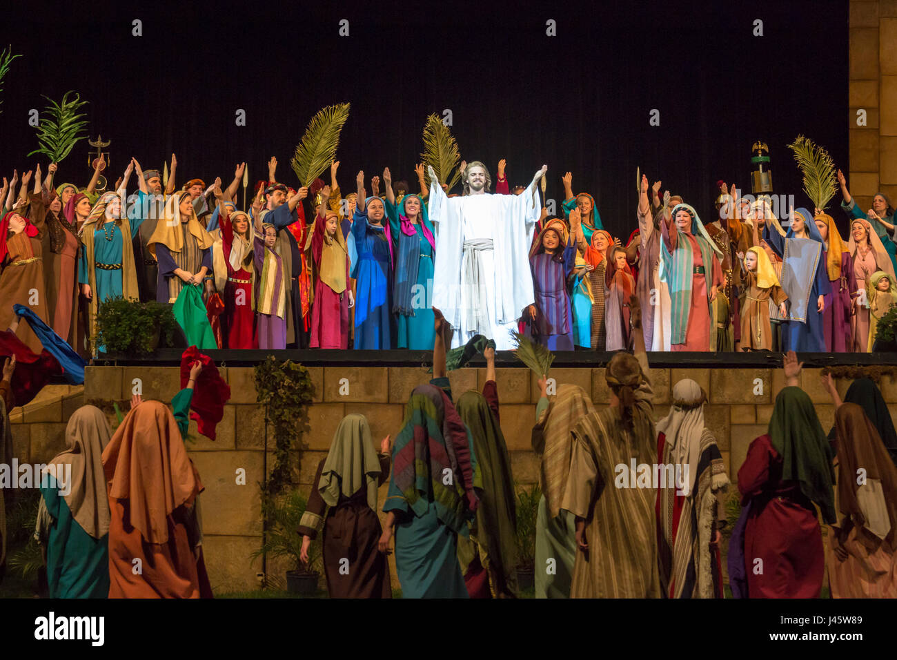 Mesa, Arizona The Mesa Easter Pagent, called "Jesus the Christ," is