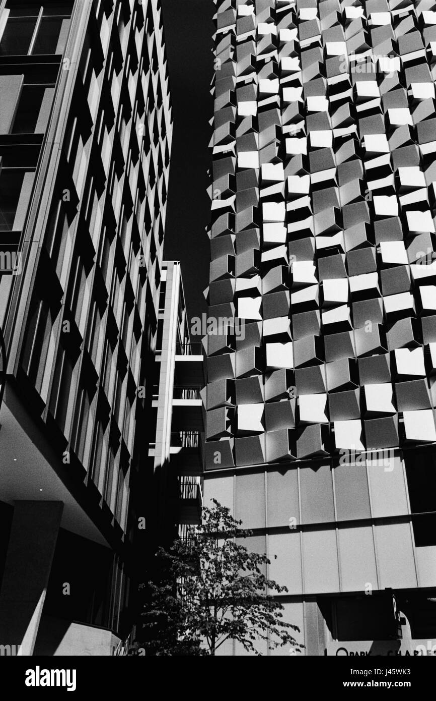 The Cheese Grater (QPark car park) with 2 & 3 St Pauls Place, Charles