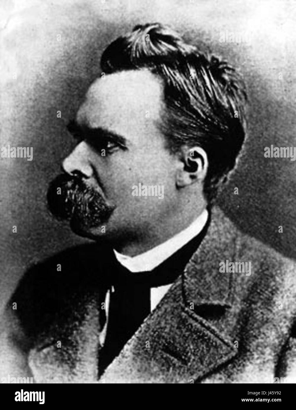 Nietzsche.later.years Stock Photo
