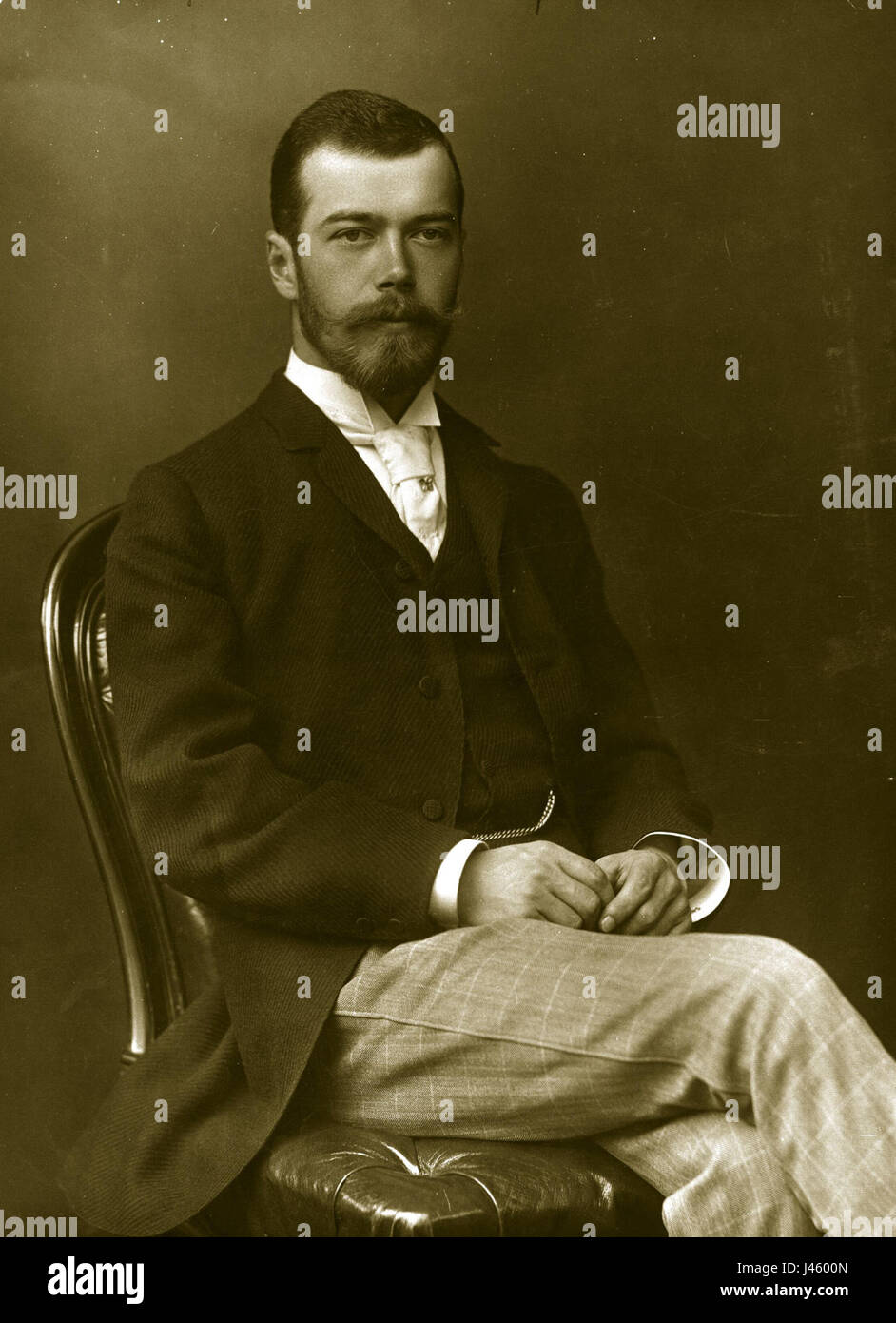 Nicholas II of Russia 1893 compl Stock Photo