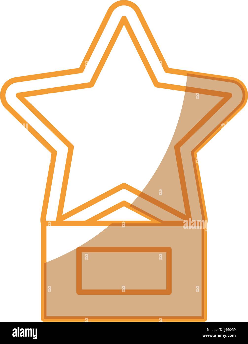 trophy star isolated icon Stock Vector Image & Art - Alamy