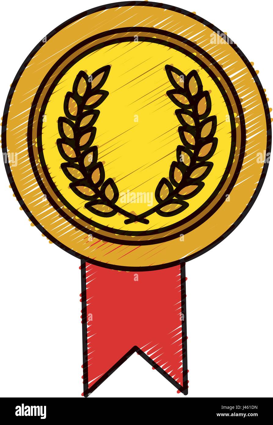 Championship medal isolated icon Stock Vector Image & Art - Alamy