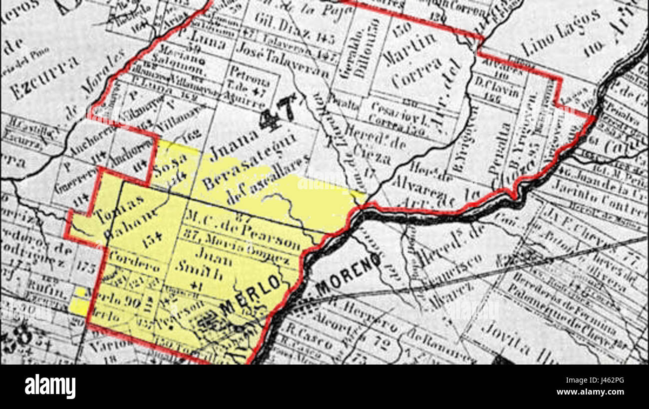 The 'Partido de Merlo' refers to a historical region in Argentina ...