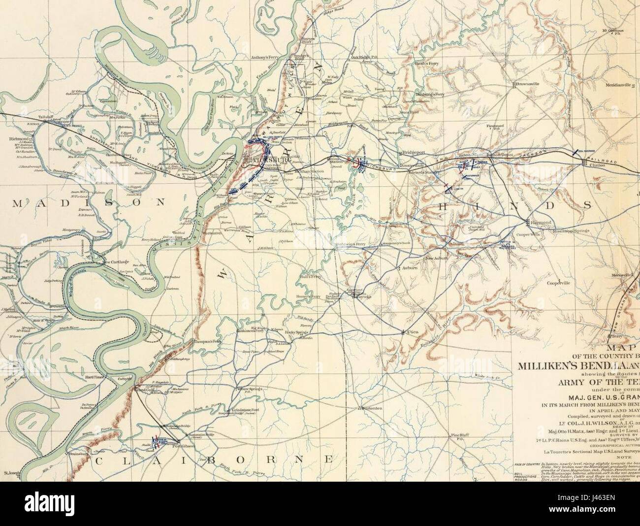 Milliken's Bend Jackson;Vicksburg Stock Photo Alamy