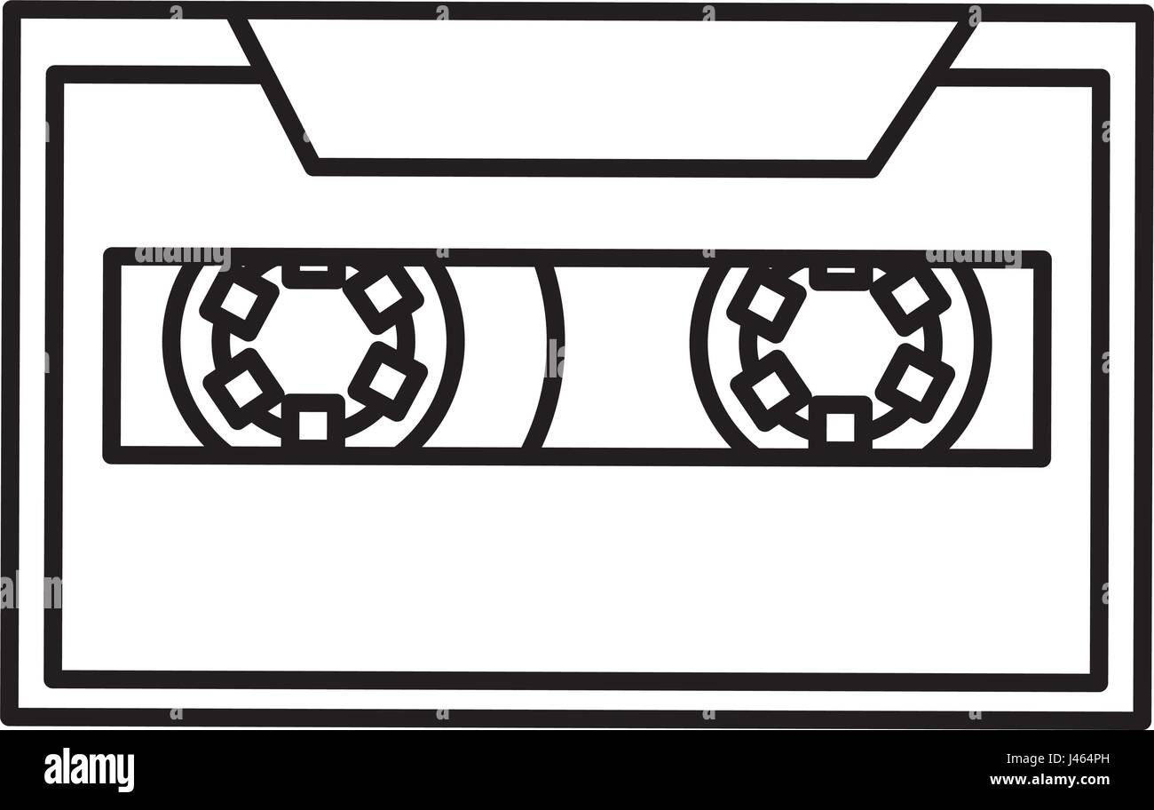 retro cassette isolated icon Stock Vector Image & Art - Alamy