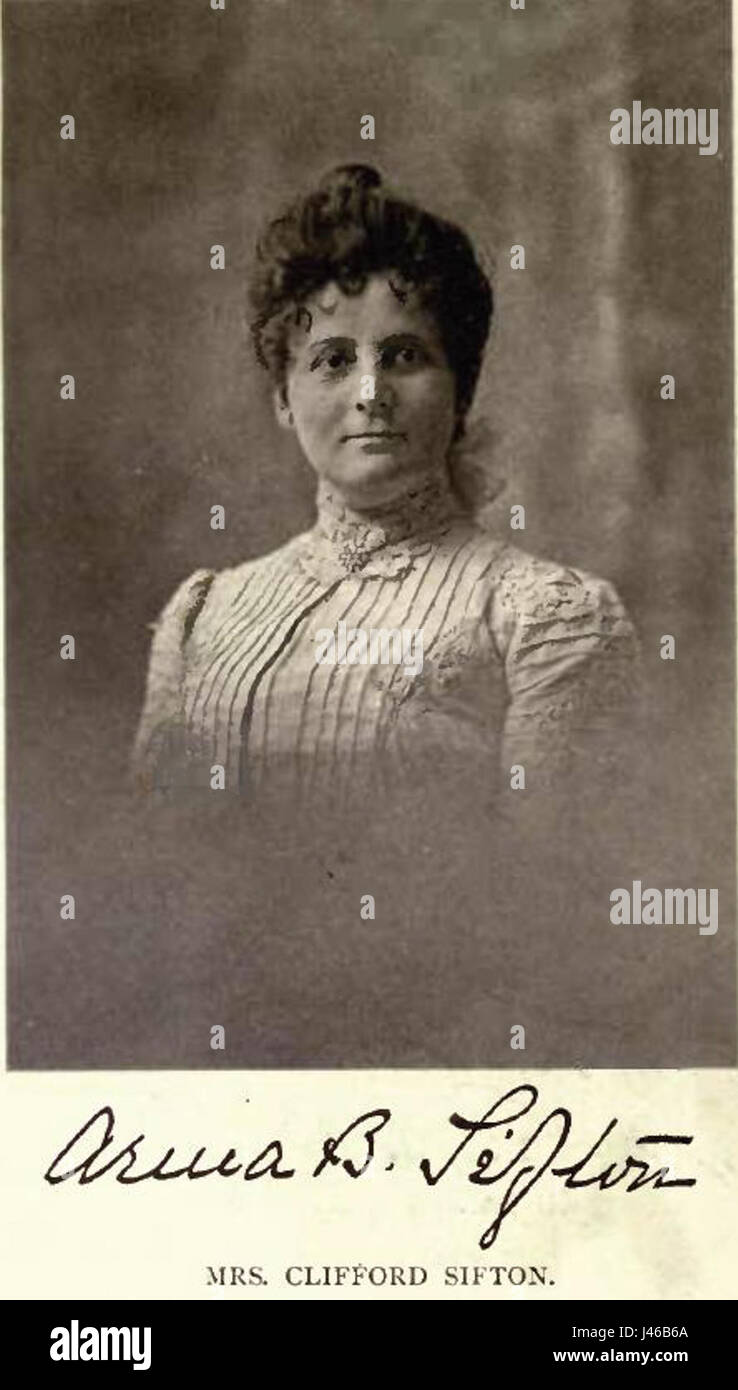 Mrs Clifford Sifton by Topley Stock Photo Alamy
