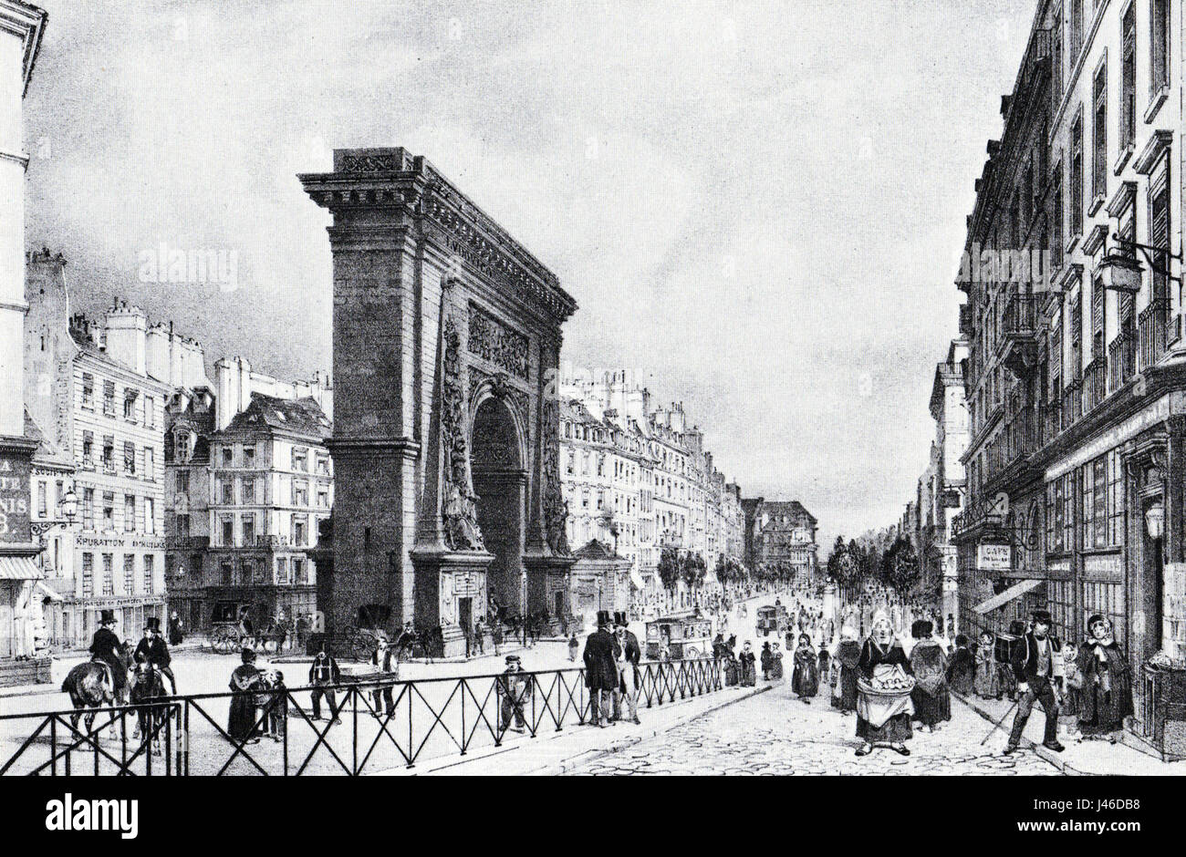 Porte saint denis hi-res stock photography and images - Alamy