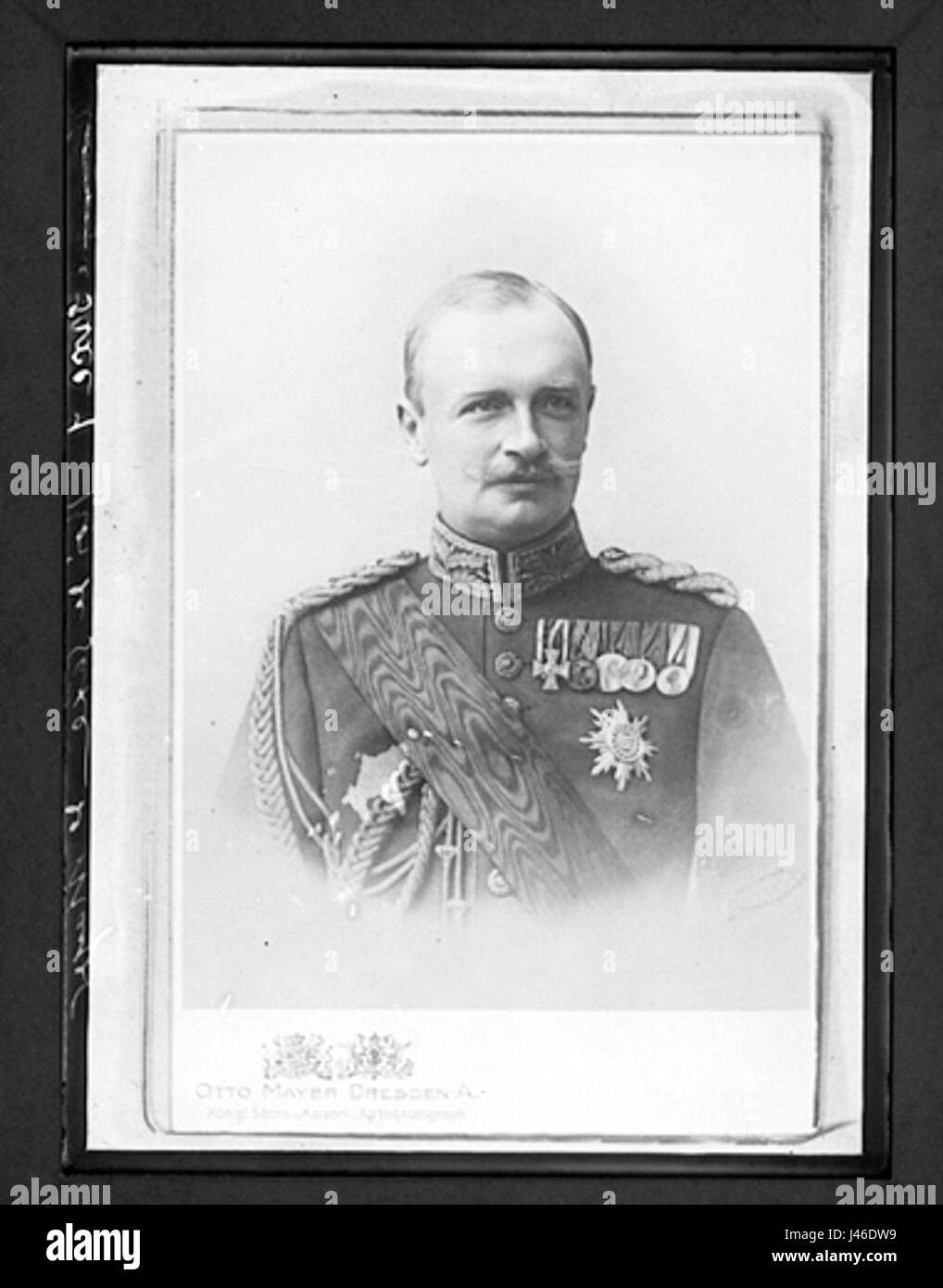 Otto Mayer Friedrich August III. von Sachsen Stock Photo