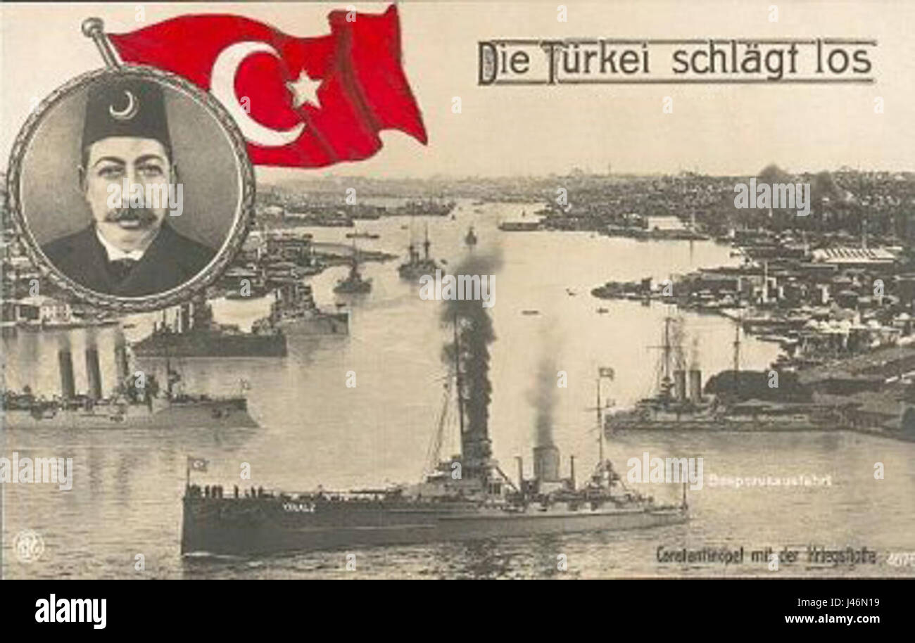 Ottoman Navy at the Golden Horn Stock Photo Alamy