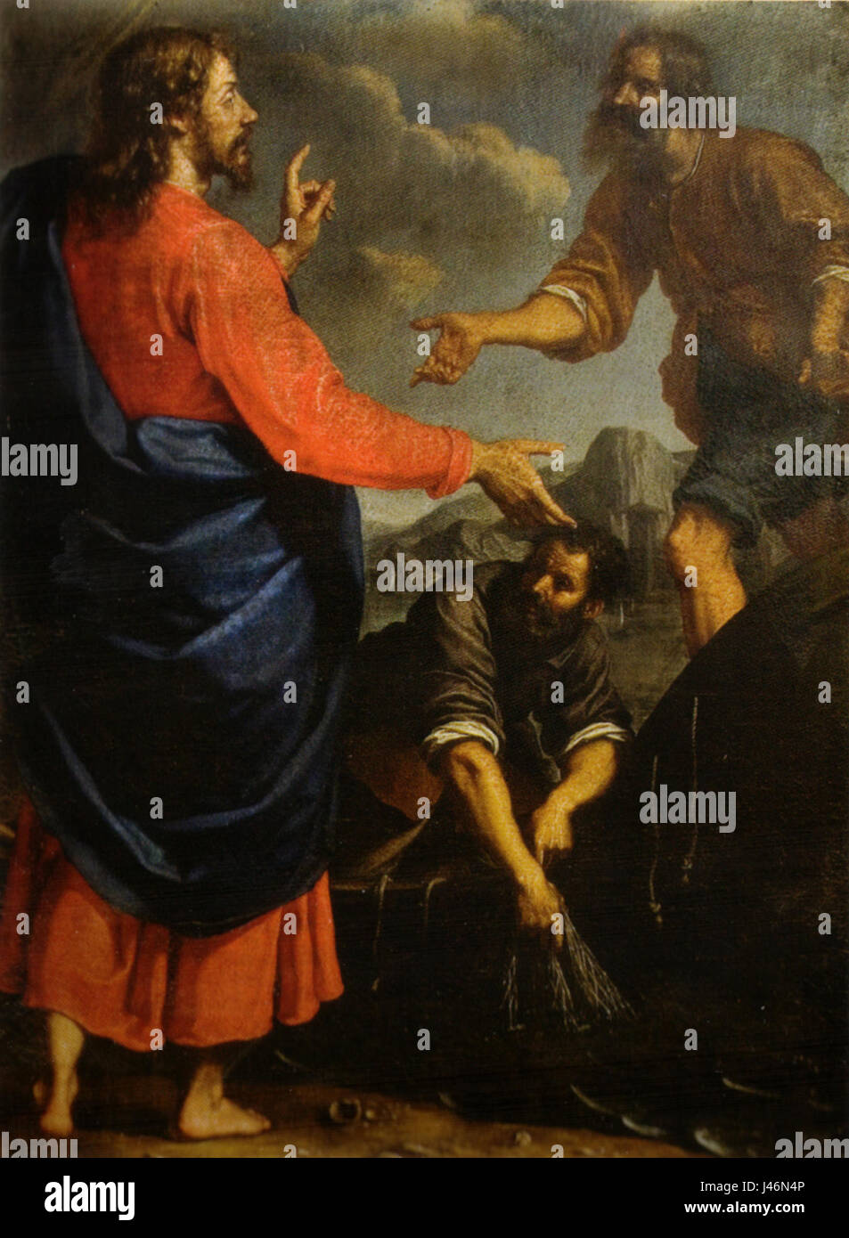 Ottavio vannini, vocazione di sant'andrea e san pietro Stock Photo