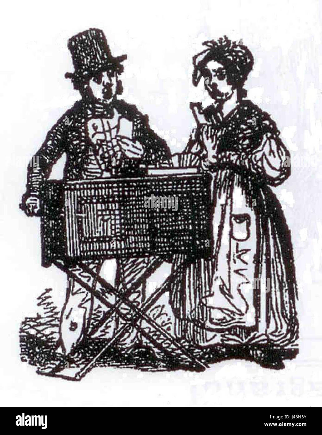 The Orgue de Barbarie, or barrel organ, from 1843, is a mechanical ...