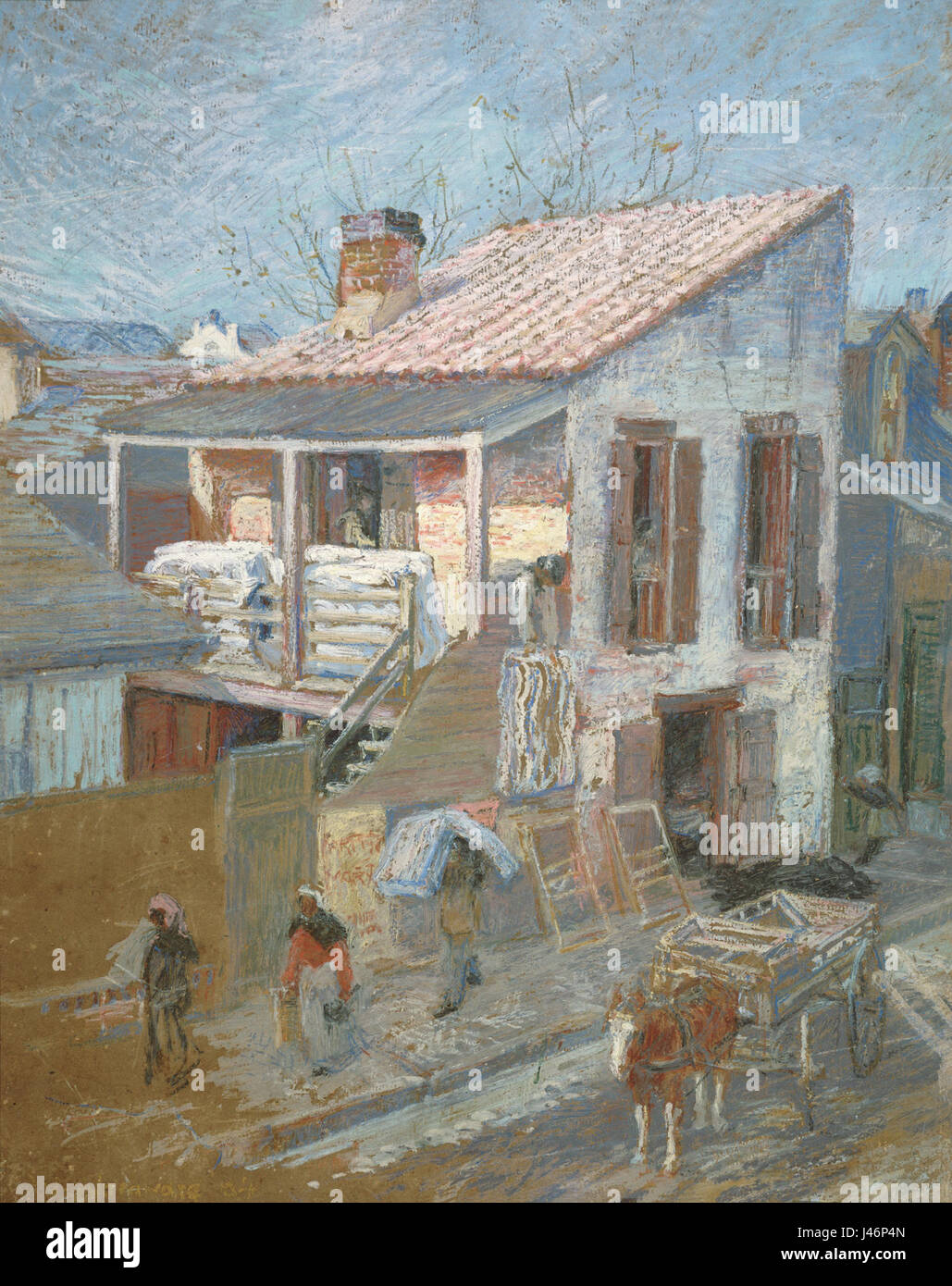 Old Mattress Factory NOLA 1904 Woodward Stock Photo Alamy