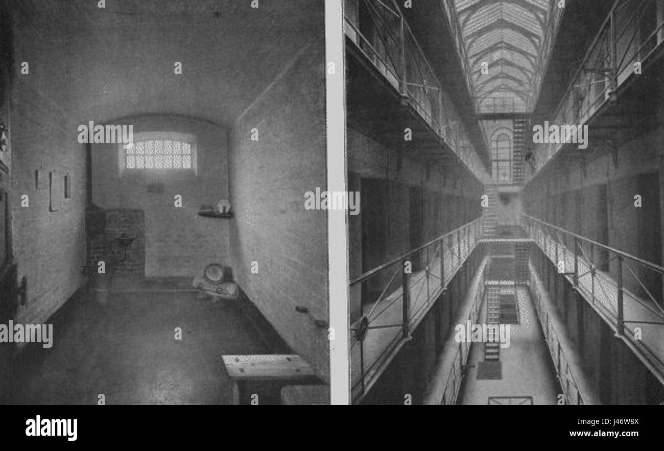 Newgate cell and galleries Stock Photo Alamy
