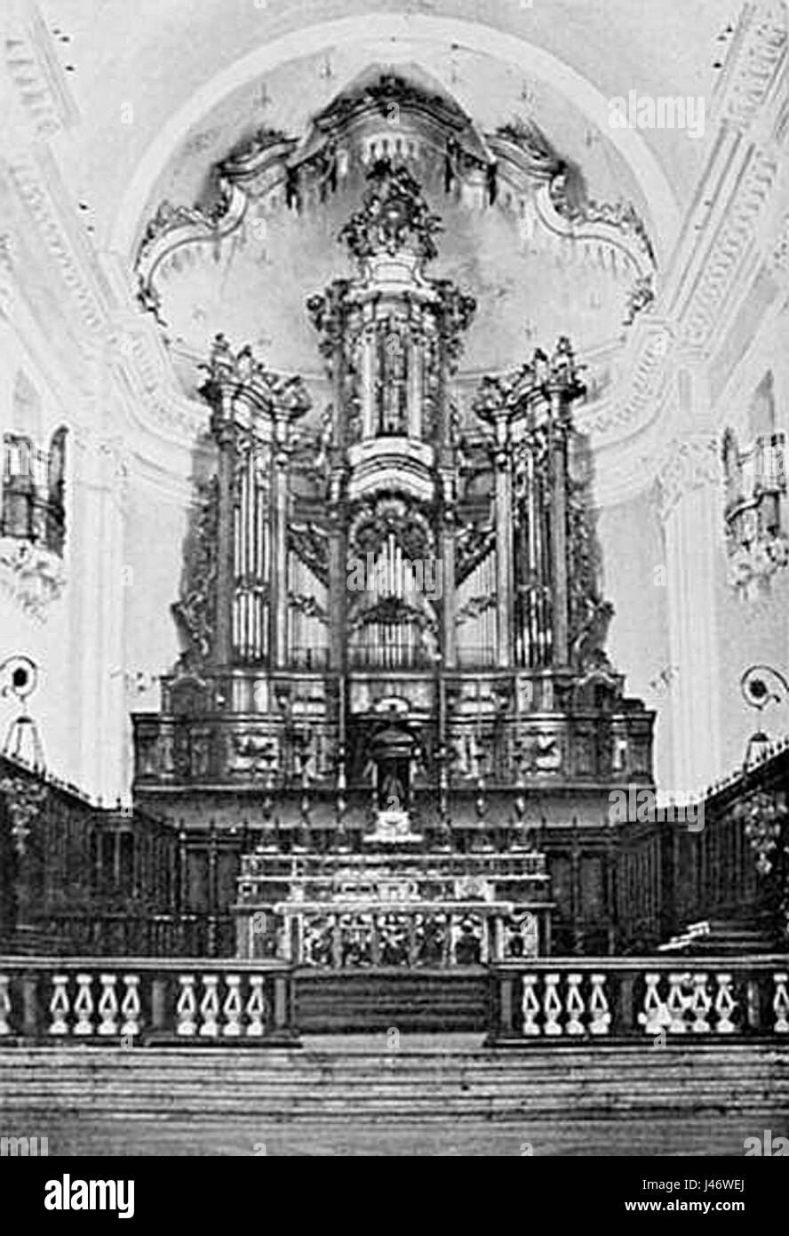 Organo di Donato Del Piano a Catania Stock Photo