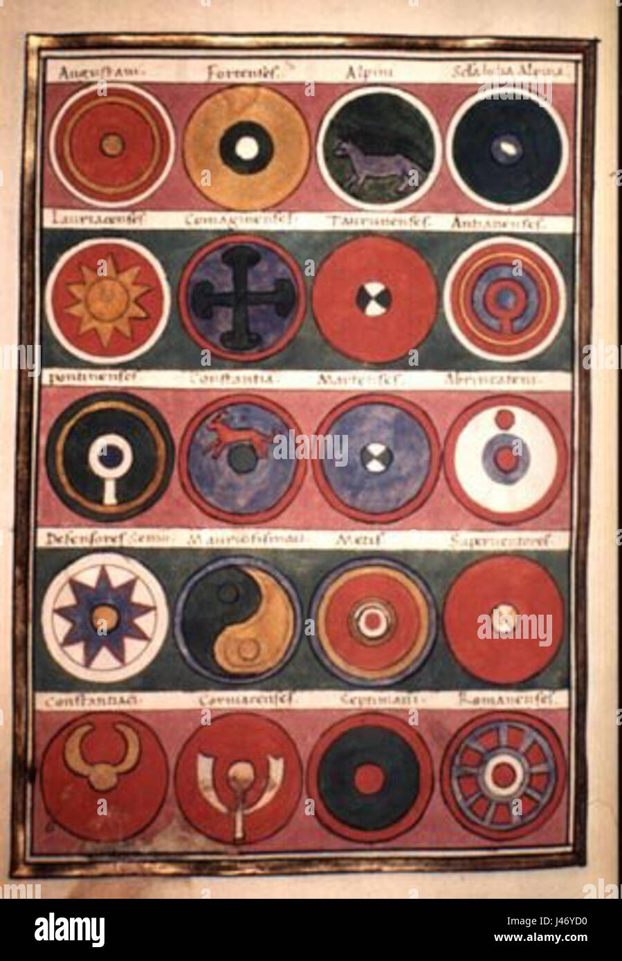 Notitia Dignitatum Magister Peditum 6 Stock Photo Alamy