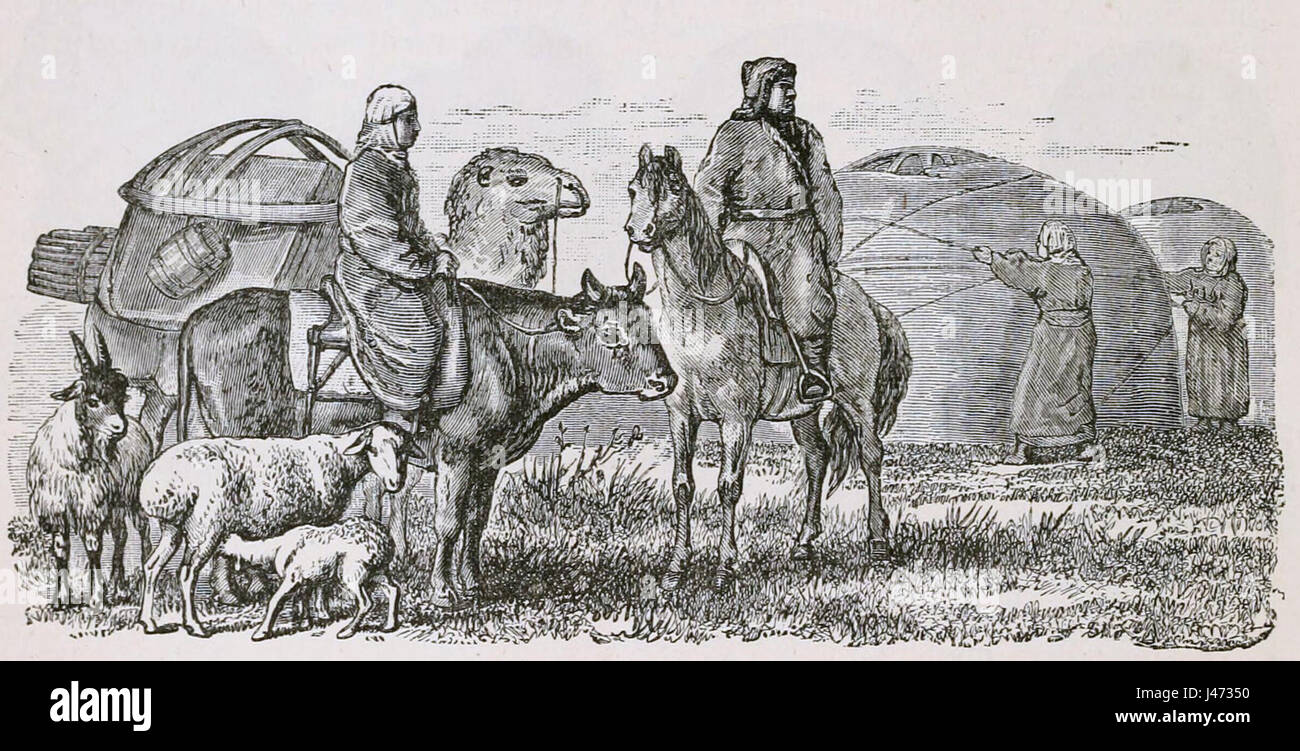 Nomadic Tribes of Asia Stock Photo Alamy