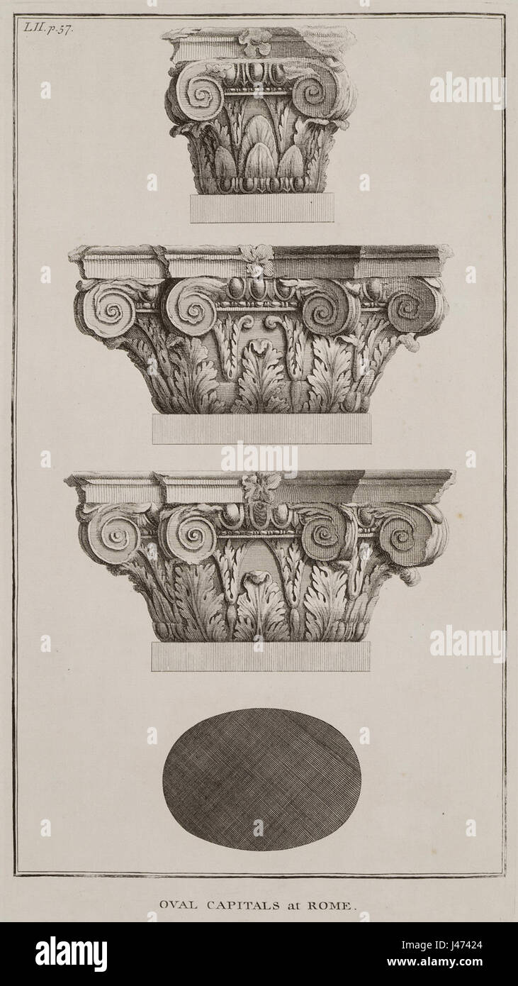 This work discusses the oval capitals in Roman architecture ...