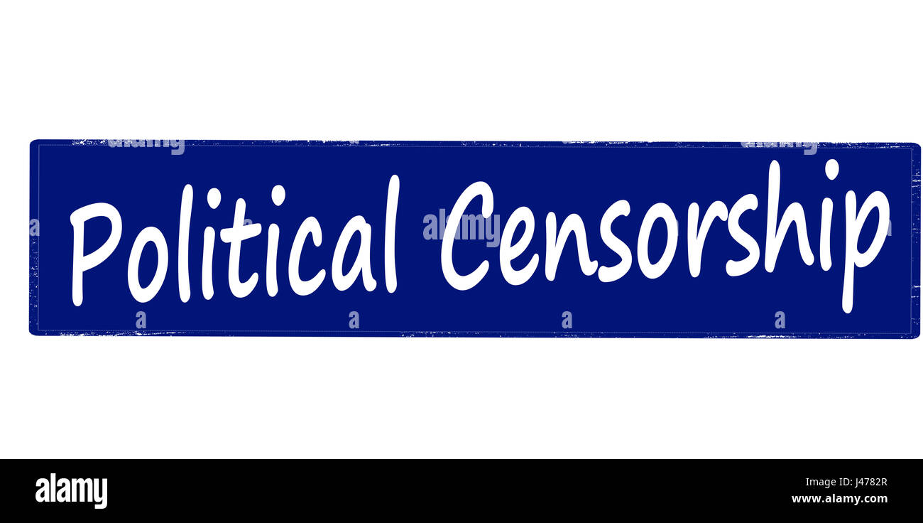Stamp with text political censorship inside, vector illustration Stock Photo Alamy