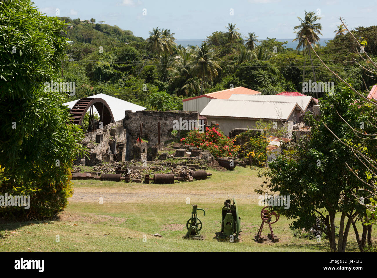 A view of the Westerhall Estate, a former cocoa, sugar and lime estate