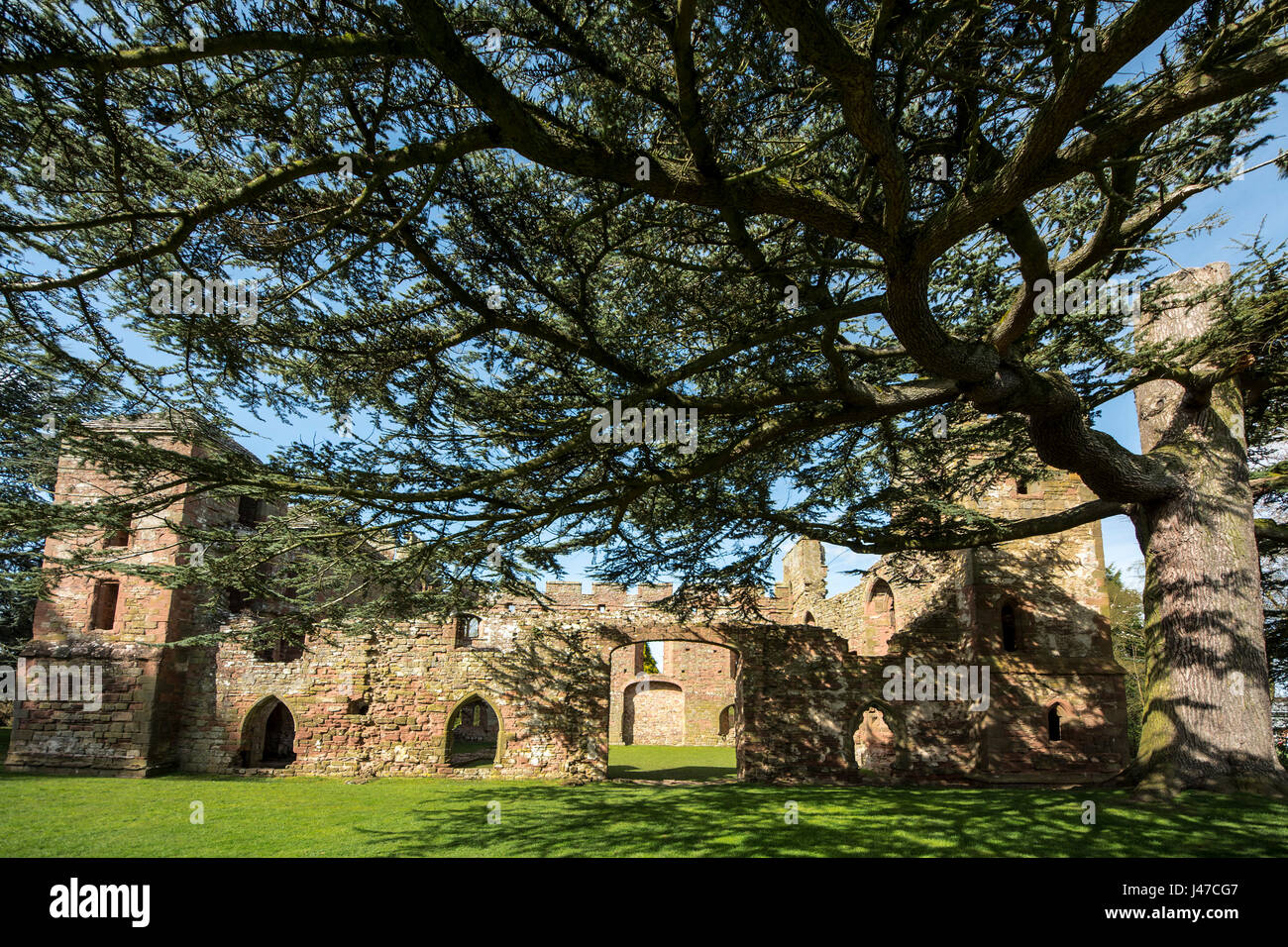 Acton Burnell Castle is a 13thcentury fortified manor house, located