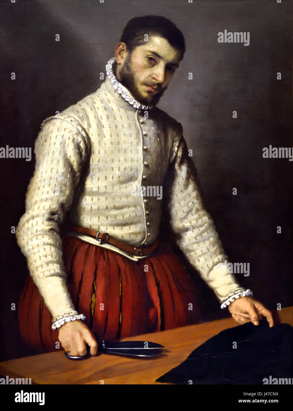 The Tailor 1565 by Giovanni Battista Moroni 1520/4 - 1579 Italy Italian Stock Photo