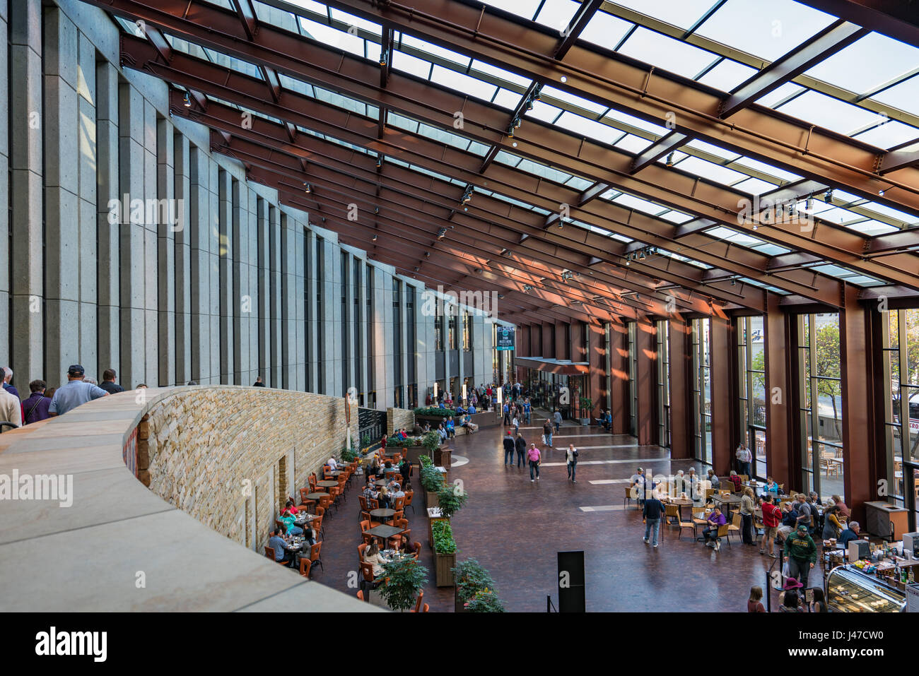 Atrium of the Country Music Hall of Fame, Nashville Stock Photo