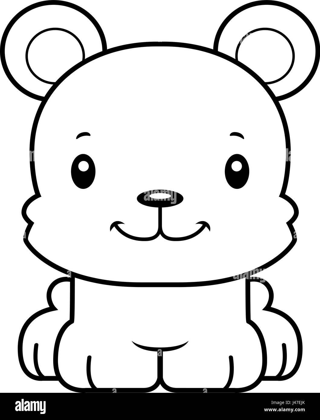 A cartoon bear smiling Stock Vector Image & Art - Alamy