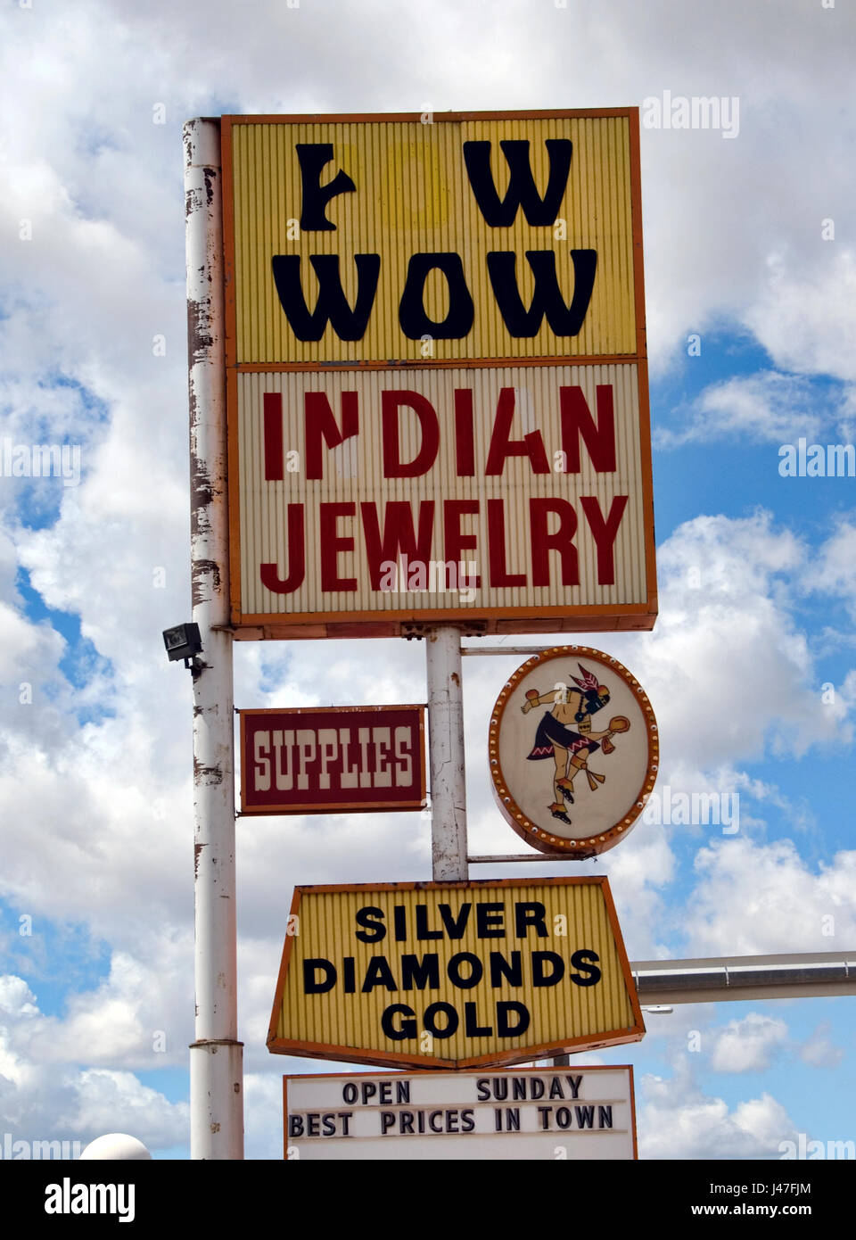 Pow Wow Indian Jewelry Stock Photo