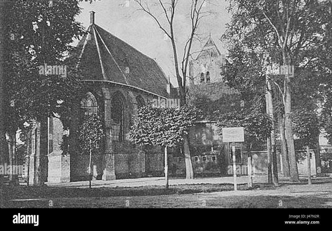 Ouwerkerk old Geertruidkerk Stock Photo