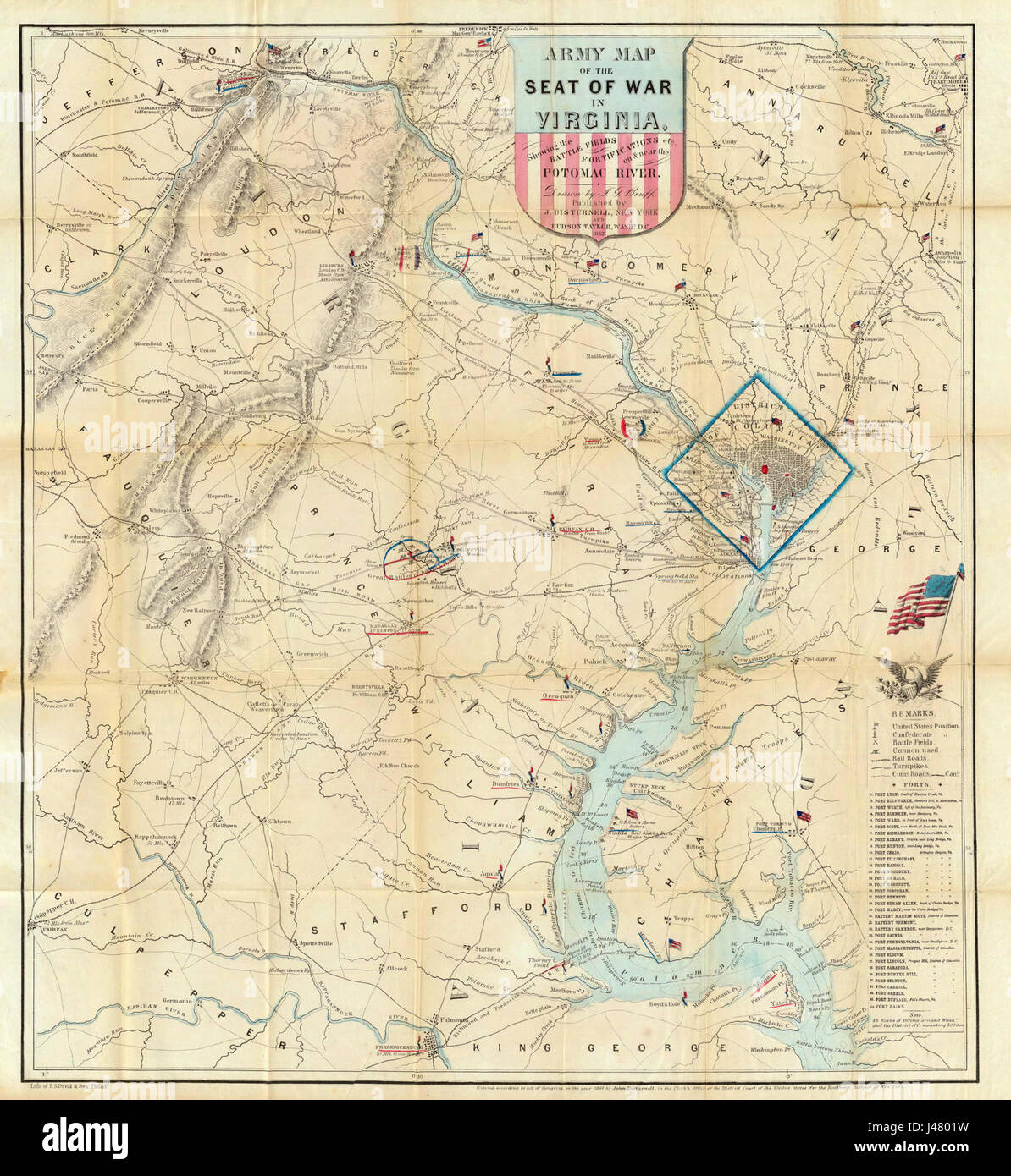Civil war 1862 map hires stock photography and images Alamy