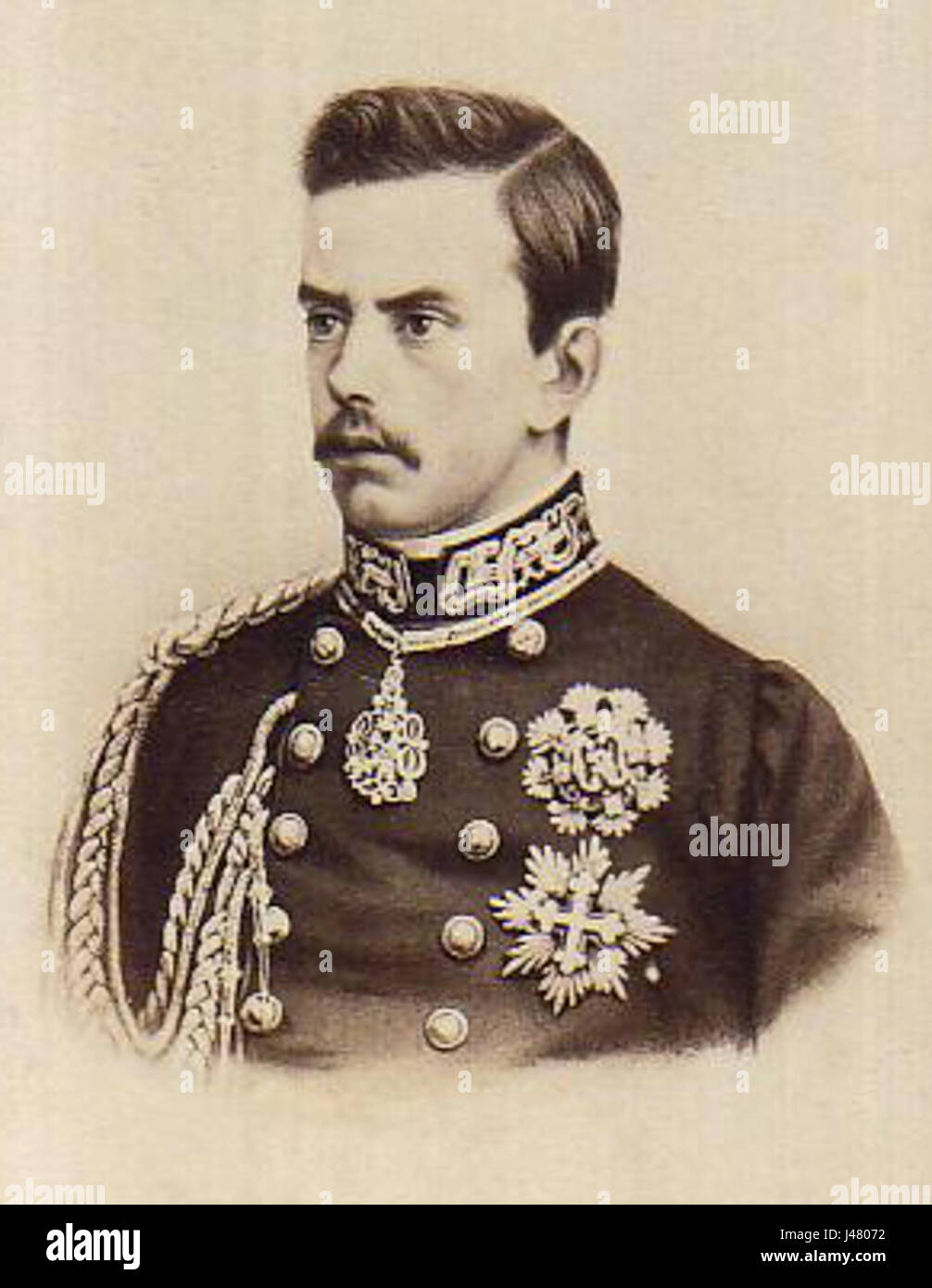 Neurdein   Umberto I di Savoia come principe ereditario Stock Photo