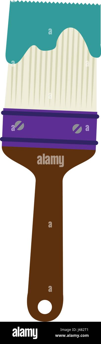 Paint brush tool Stock Vector Image & Art - Alamy