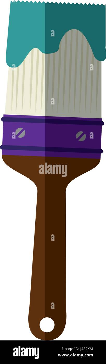 Paint brush tool Stock Vector Image & Art - Alamy