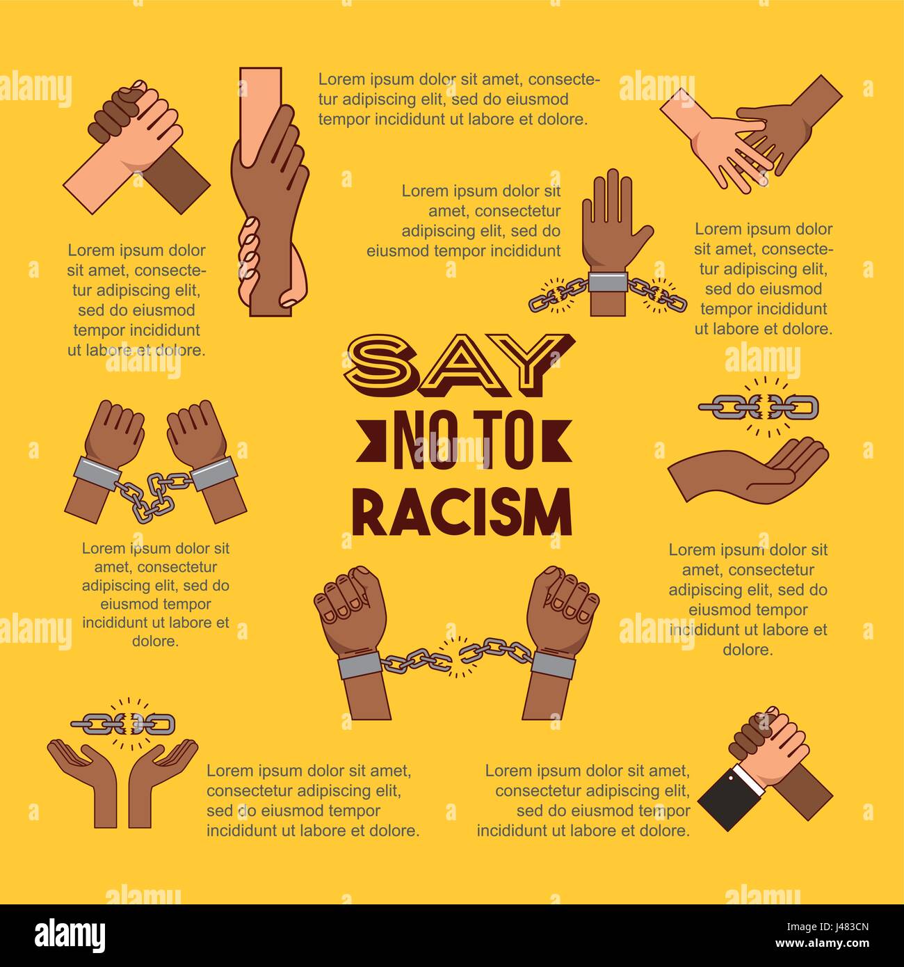 Stop Racism Examples stop racism image Stock Vector Image & Art - Alamy