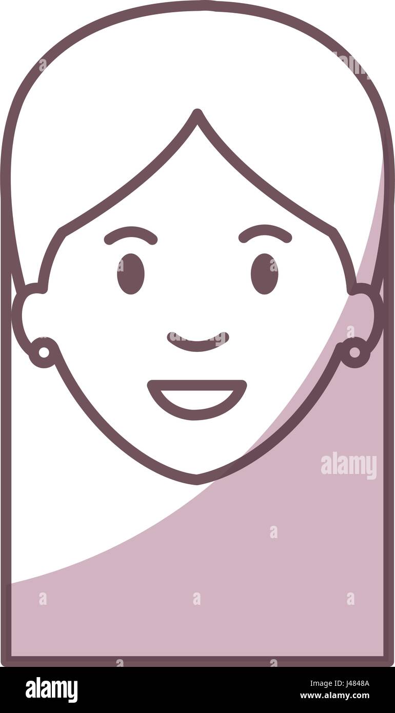 beautiful and young woman student Stock Vector Image & Art - Alamy