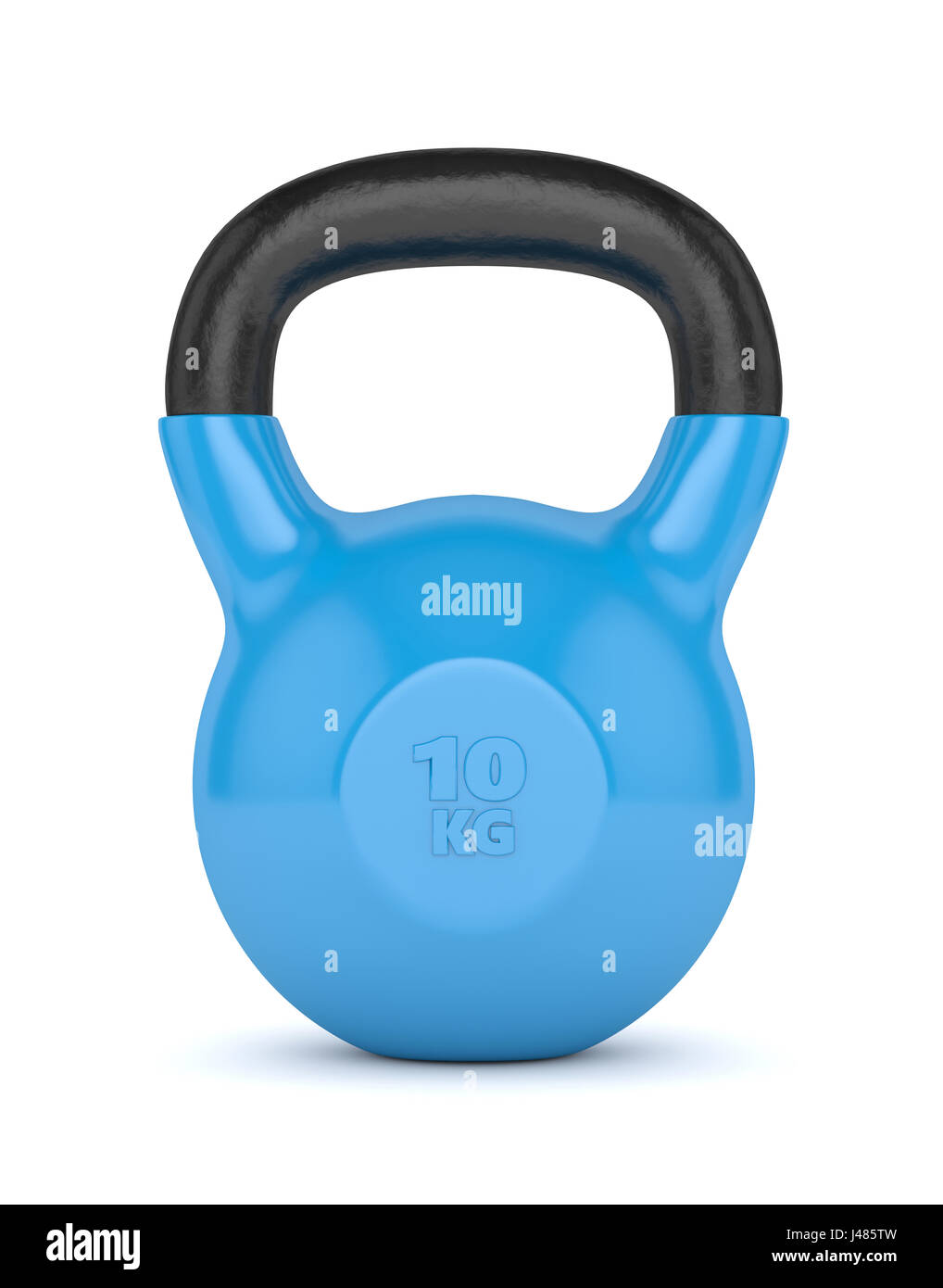 3d render of kettlebell isolated on white background Stock Photo - Alamy