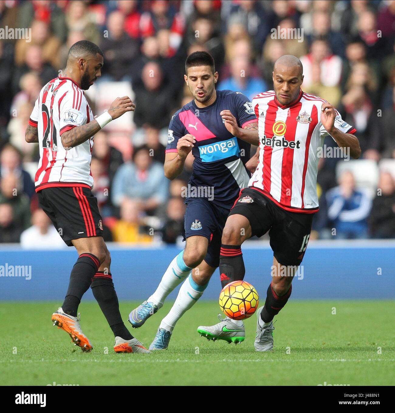 SoccerStarz - Sunderland Younes Kaboul (Maglia Home 2016) – Figura Da Collezione Alta 5 Cm