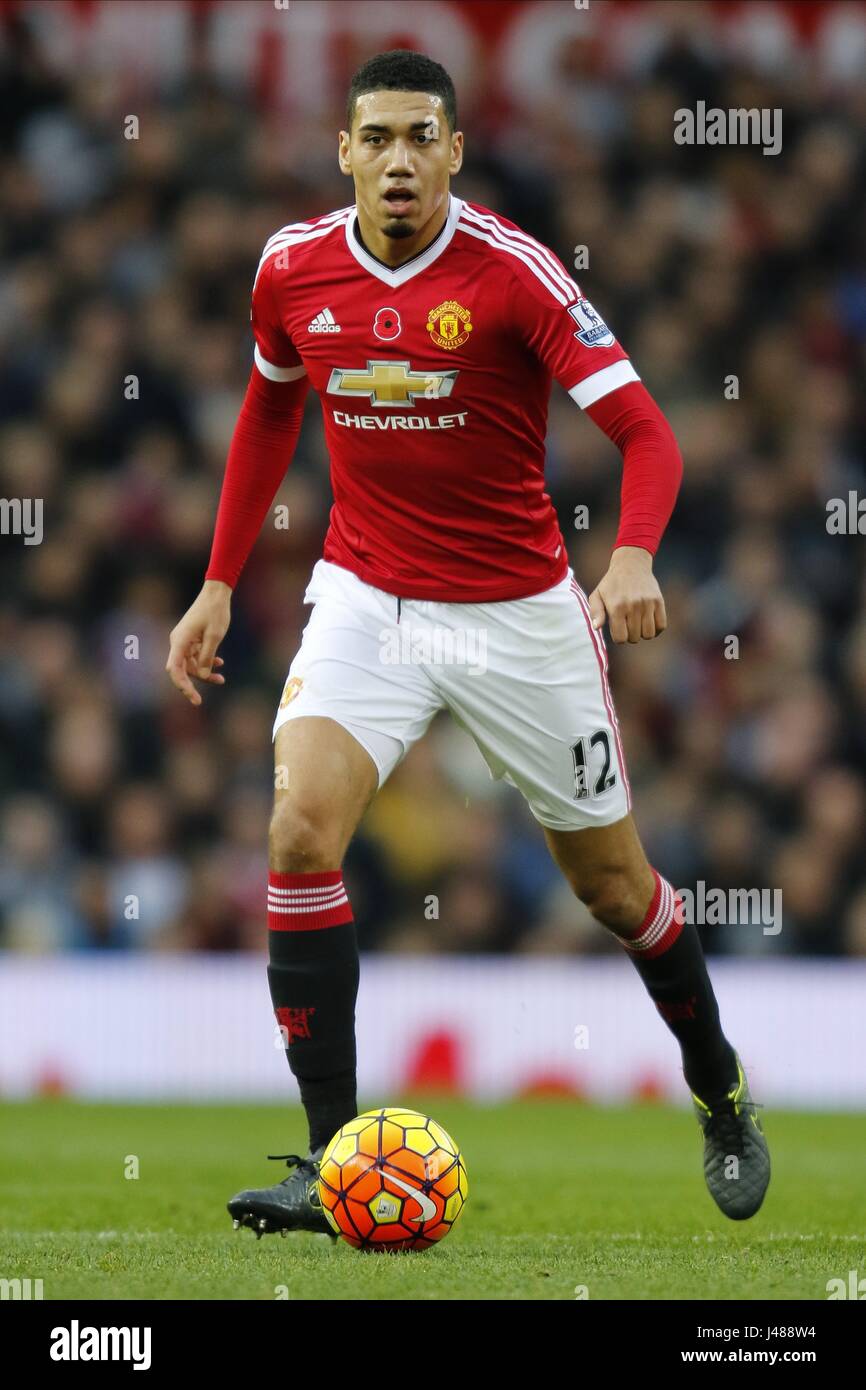 Old trafford chris smalling hi-res stock photography and images - Alamy