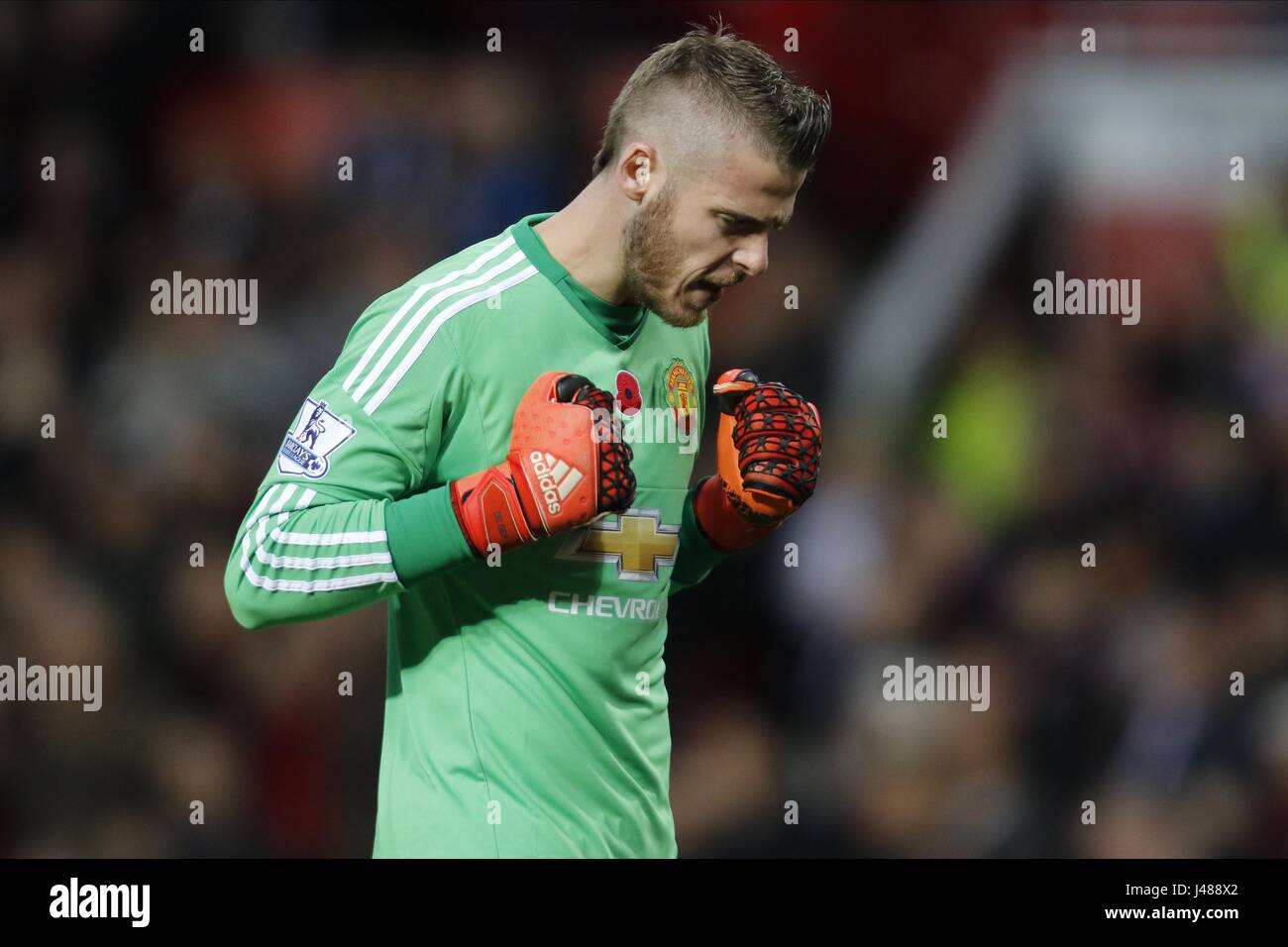 David De Gea Manchester United Fc Goalkeeper Old Trafford Manchester David De Gea Manchester United Fc Goalkeeper Old Trafford Manchester