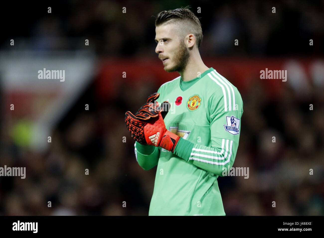 David De Gea Manchester United Fc Goalkeeper Old Trafford Manchester David De Gea Manchester United Fc Goalkeeper Old Trafford Manchester