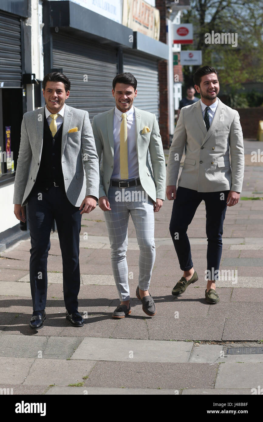 The cast of TOWIE filming for Gemma's Easter Ball Featuring: Jack ...