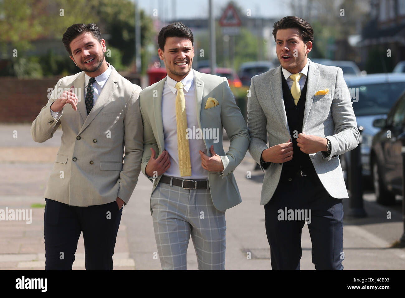 The cast of TOWIE filming for Gemma's Easter Ball Featuring Jack