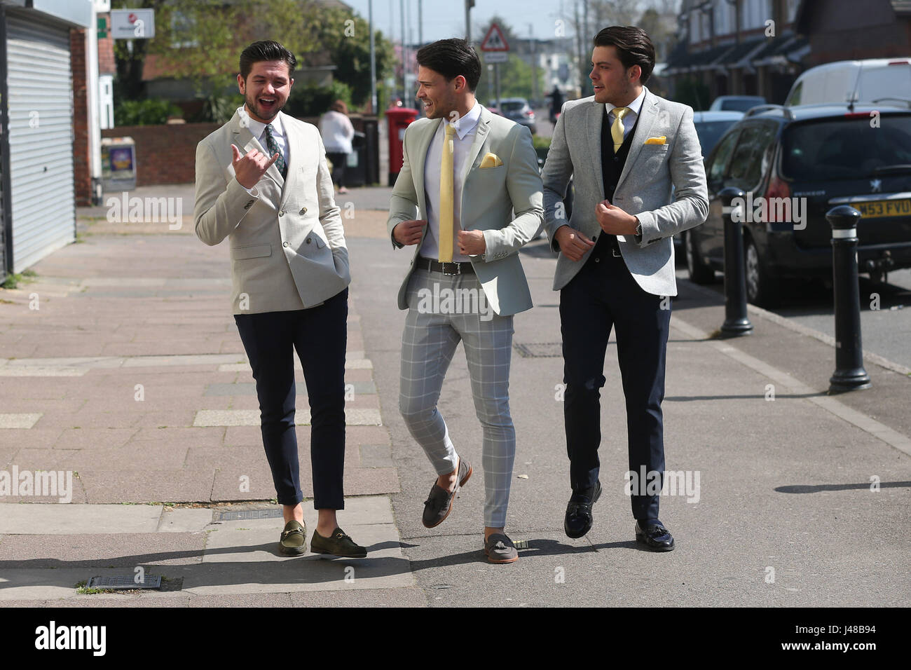 The cast of TOWIE filming for Gemma's Easter Ball Featuring Jack