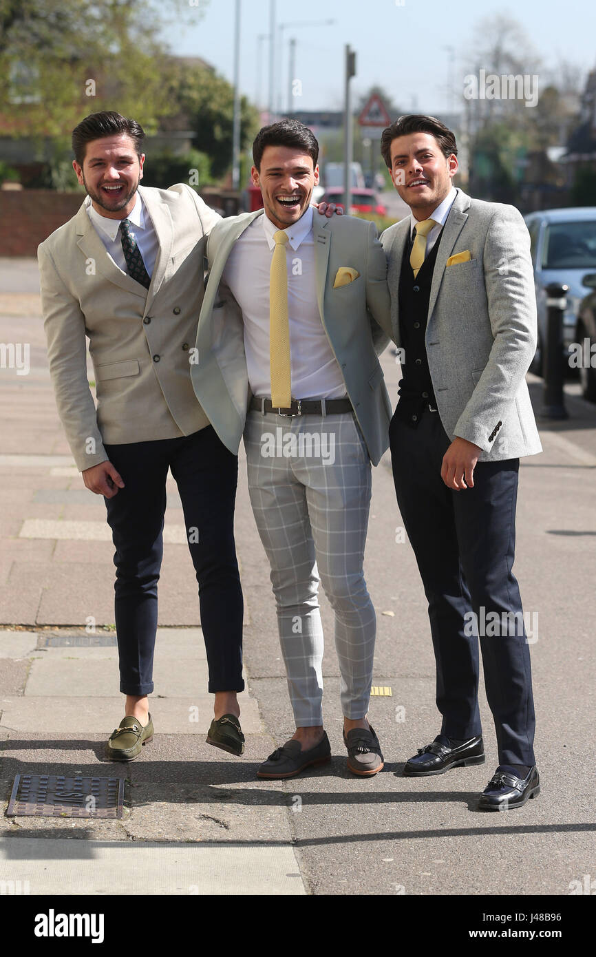 The cast of TOWIE filming for Gemma's Easter Ball Featuring: Jack ...