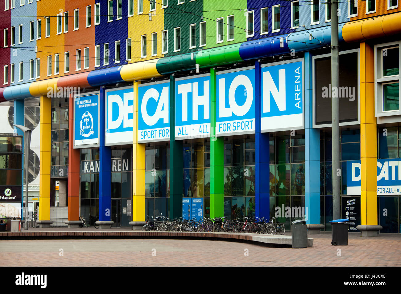 MediaMarkt and Decathlon in Amsterdam sold