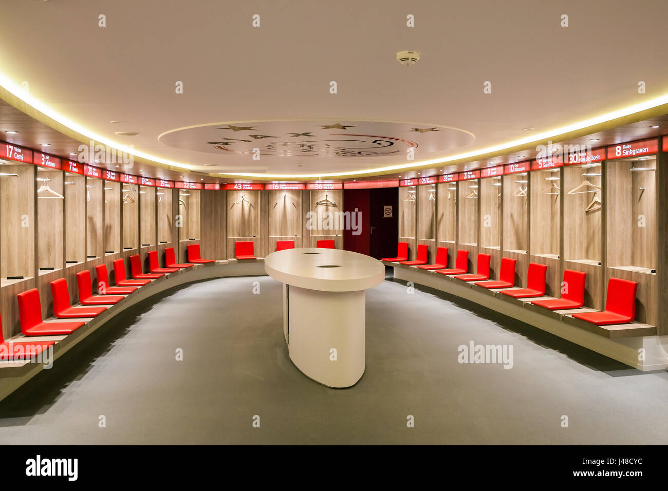 Ajax Fotball Club Shop Interior On Amsterdam Arena, Netherlands Stock  Photo, Picture and Royalty Free Image. Image 78297711.