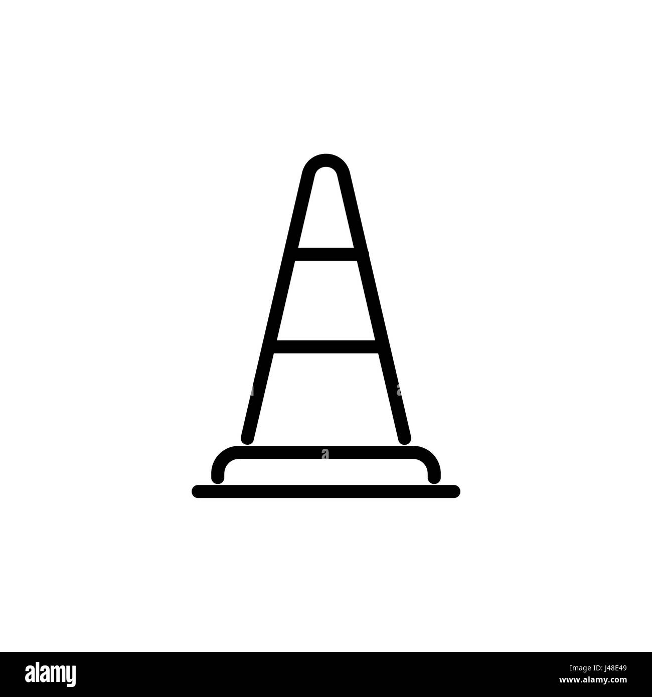 Information sign warning construction Black and White Stock Photos ...